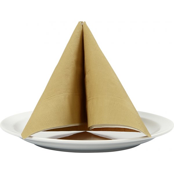 Servietten - Gold - 20 Stk Servietten - Gold - 20 Stk