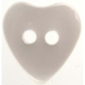 Knopf Herz 2-Loch 10 mm 10 Stück - Perlmutt Knopf Herz 2-Loch 10 mm 10 Stück - Perlmutt
