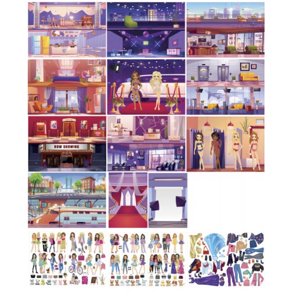 Stickerbuch - \\\"Dress us up\\\" Stickerbuch - \\\"Dress us up\\\"