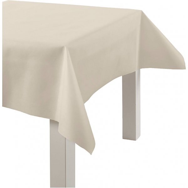 Tischdecke aus Stoffimitat - Creme - 10 m Tischdecke aus Stoffimitat - Creme - 10 m