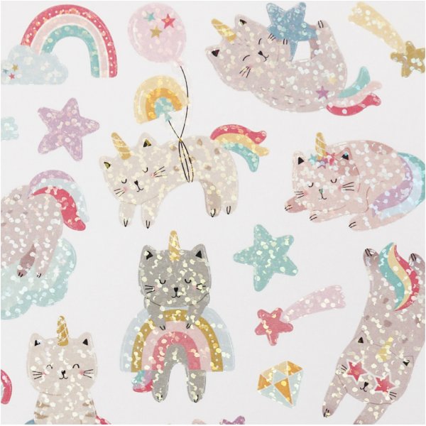Aufkleber - Einhornkatzen Aufkleber - Einhornkatzen