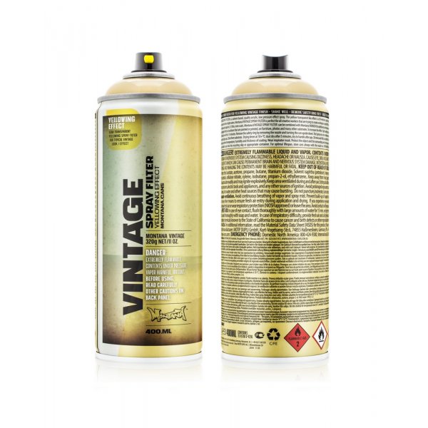 Sprhfarbe Montana Vintage Effect 400 ml - Vintage Yellow