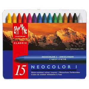 Wachsmalstift Caran d'Ache NeoColor I - 15 Buntstifte Wachsmalstift Caran d'Ache NeoColor I - 15 Buntstifte