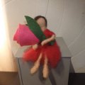 Kundenbild Filzwolle - fuchsia 50 g reine Lammwolle