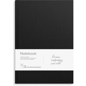 Notizbuch - Schwarz - liniert A4 Notizbuch - Schwarz - liniert A4