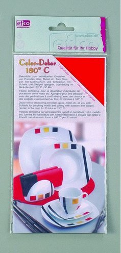 Color-Dekor Farbfolie 180 °C 100 x 200 mm - Orange 2 Stk Color-Dekor Farbfolie 180 °C 100 x 200 mm - Orange 2 Stk