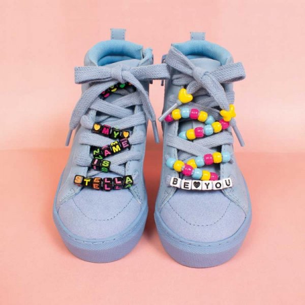 Buchstabenperlen Neon Ø 7mm - ca. 300 Stk Buchstabenperlen Neon Ø 7mm - ca. 300 Stk