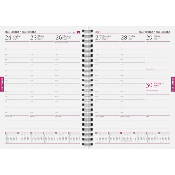 Lehrerkalender - A5 - schwarzer Einband - Almanacksförlaget Lehrerkalender - A5 - schwarzer Einband - Almanacksförlaget