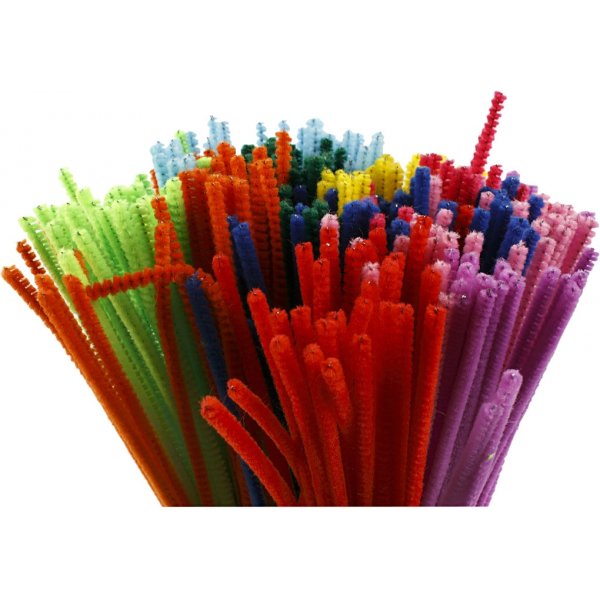 Pfeifenreiniger - Ø4 mm - gemischte Farben - 300 Stk Pfeifenreiniger - Ø4 mm - gemischte Farben - 300 Stk