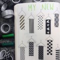 Kundenbild Washitape Black/Metallic Sense - 10 Varianten
