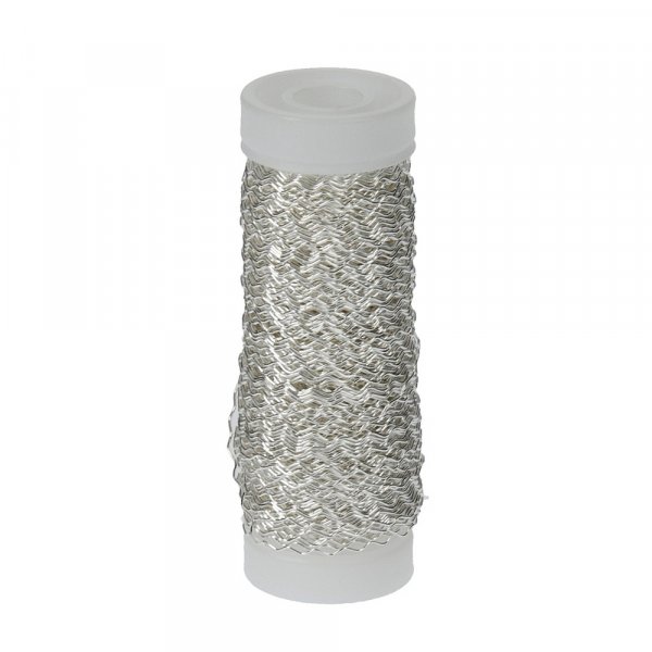 Gemusterter Draht ø 0,25 mm - Silber 45 m Gemusterter Draht ø 0,25 mm - Silber 45 m