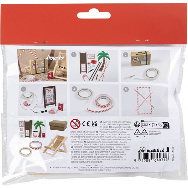 Mini-DIY-Kit Santa\\\'s Door - Im Urlaub Mini-DIY-Kit Santa\\\'s Door - Im Urlaub