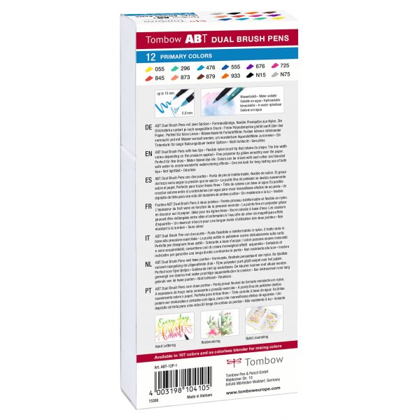 Tombow ABT Dual Brush 12er-Pack Basic Tombow ABT Dual Brush 12er-Pack Basic