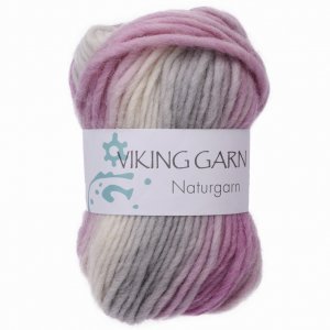 Wikingergarn Naturgarn 50g - Mehrfarbig rosa/weiß/grau (677) Wikingergarn Naturgarn 50g - Mehrfarbig rosa/weiß/grau (677)