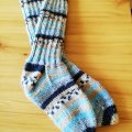 Kundenbild Wikingergarn Raggen 150g - Grau/Blau/Beige (722)