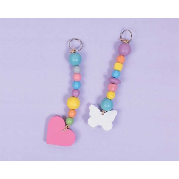 Holzperlen Pastell 750 g Holzperlen Pastell 750 g