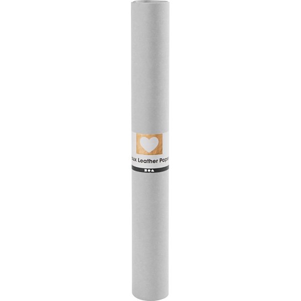 Lederpapier - grau - einfarbig - 1 m Lederpapier - grau - einfarbig - 1 m