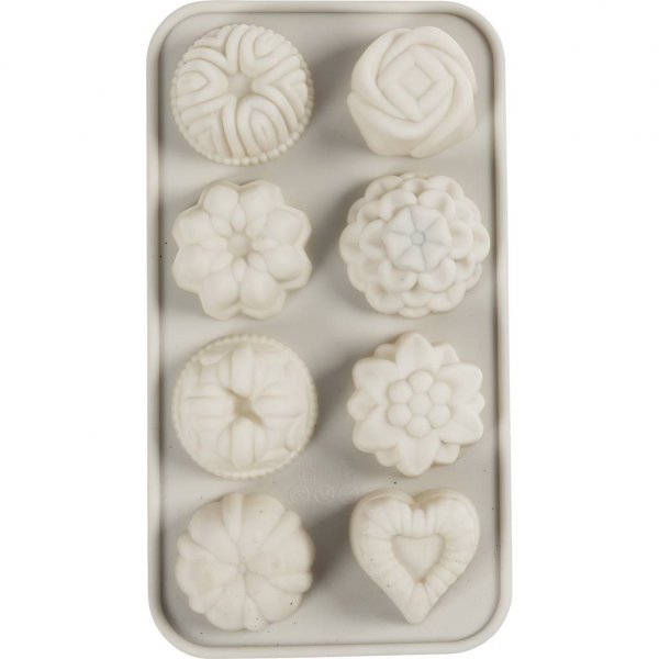 Silikonform - kleine Shortbread-Kekse Silikonform - kleine Shortbread-Kekse