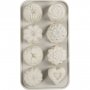 Silikonform - kleine Shortbread-Kekse Silikonform - kleine Shortbread-Kekse