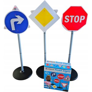 Verkehrsschilder-Set XXL, 6 Schilder 72 cm - Alldoro Verkehrsschilder-Set XXL, 6 Schilder 72 cm - Alldoro