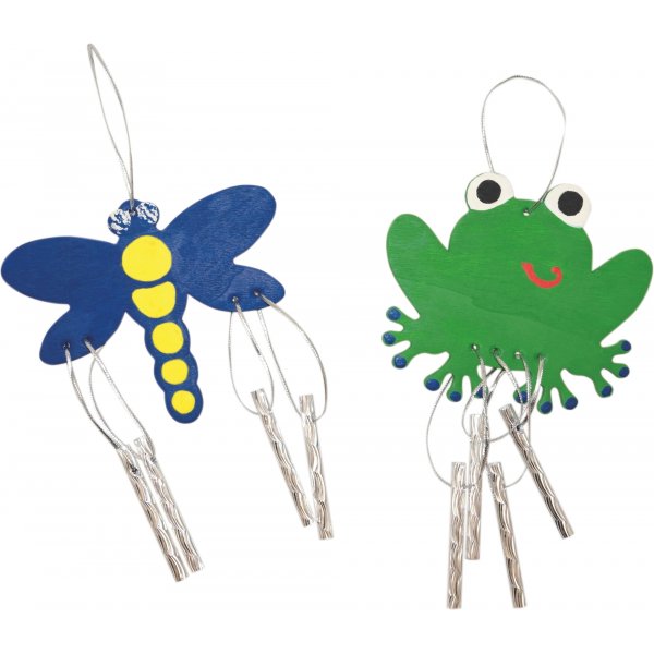 Windspiele - Frosch, Libelle, Delfin & Pferd - 12 Stk Windspiele - Frosch, Libelle, Delfin & Pferd - 12 Stk