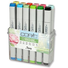 Copic Marker-Set - 12 Stifte - Frühlingsfarben Copic Marker-Set - 12 Stifte - Frühlingsfarben