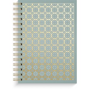 Notizbuch, leere A5-Kacheln, unliniert, Spiralbindung Notizbuch, leere A5-Kacheln, unliniert, Spiralbindung