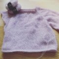Kundenbild DROPS Kid-Silk Uni Color Garn - 25 g - Hellrosa (03)