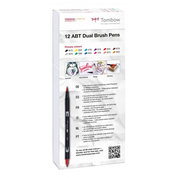 Tombow ABT Dual Brush 12er-Pack Basic Tombow ABT Dual Brush 12er-Pack Basic