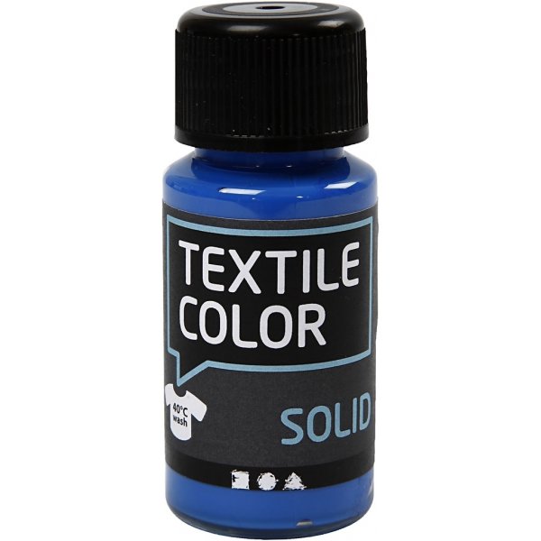 Textil Feste Textilfarbe - Brillantblau - deckend - 50 ml Textil Feste Textilfarbe - Brillantblau - deckend - 50 ml