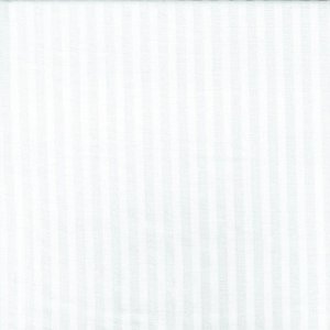 Lovisa - Vorhangstoff - Weiß - Schmaler Streifen (1 cm Streifen) - 150 cm Lovisa - Vorhangstoff - Weiß - Schmaler Streifen (1 cm Streifen) - 150 cm