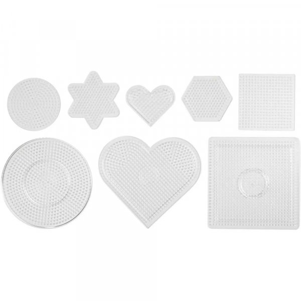 Perlenteller - Klar - Gemischte Formen - 7-15 cm - 8 Stk