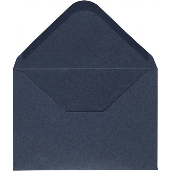 Umschlag - blau - 11,5 x 16 cm - 10 Stk Umschlag - blau - 11,5 x 16 cm - 10 Stk