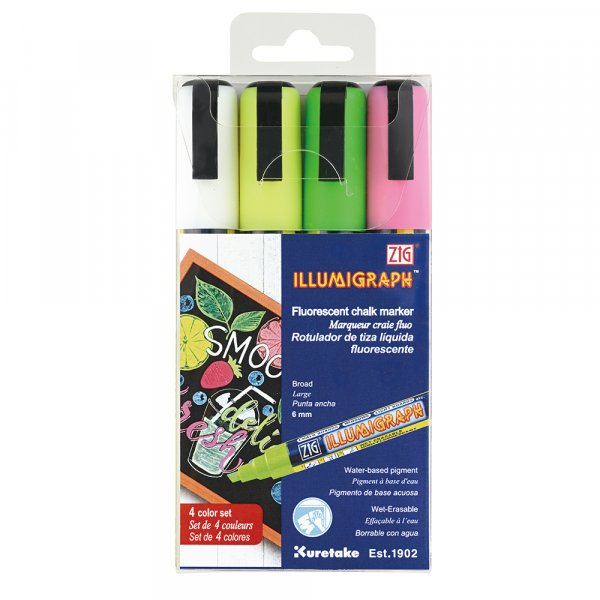 Markierstift ZIG Illumigraph PMA-510 6 mm, 4 Stück Markierstift ZIG Illumigraph PMA-510 6 mm, 4 Stück