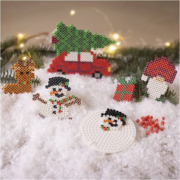 DIY Kit NABBI BioBeads - Weihnachtsauto - Rentier - Schneemann - Weihnachtsmann und Weihnachtsgeschenk DIY Kit NABBI BioBeads - Weihnachtsauto - Rentier - Schneemann - Weihnachtsmann und Weihnachtsgeschenk