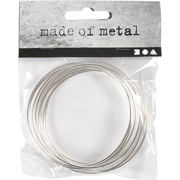 Metallring - Silber - Ø7 cm - 10 Stk Metallring - Silber - Ø7 cm - 10 Stk