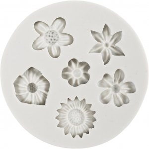 Silikonform Kleine Blumen Silikonform Kleine Blumen