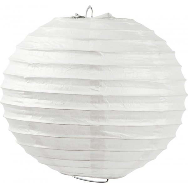 Papierlampe - weiß - Rund - Ø35 cm Papierlampe - weiß - Rund - Ø35 cm