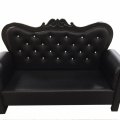 Kundenbild Nappalederimitat Schwarz - 140 cm