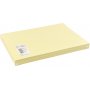 Farbiger Karton - hellgelb - A4 - 180 g - 100 Blatt