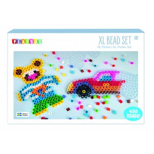 XL Perlenauto und Bär XL Perlenauto und Bär