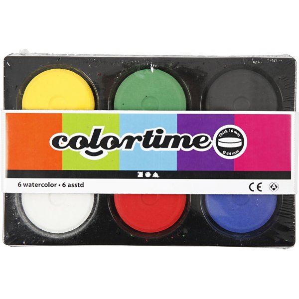 Aquarell - Ø44 cm - Primärfarben Aquarell - Ø44 cm - Primärfarben