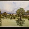 Kundenbild Aquarellblock, geklebt, rauer Hain, Bögen, 300 g - A4