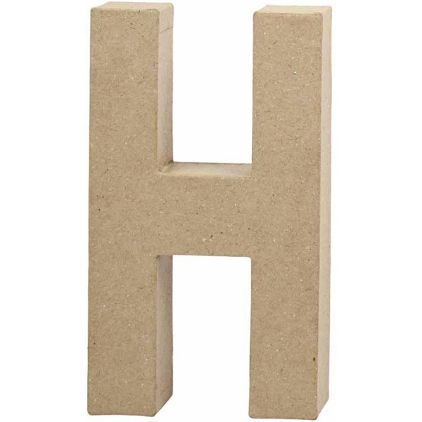 Pappbuchstabe - H - 5 cm Pappbuchstabe - H - 5 cm