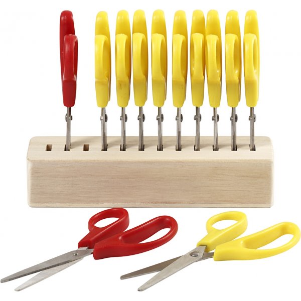 Kinderschere - runde Spitze - 12,5 cm - 12 Stk Kinderschere - runde Spitze - 12,5 cm - 12 Stk