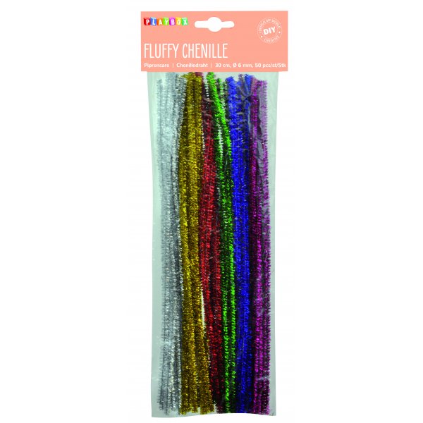 Pfeifenreiniger Glitzer - 50 Stk Pfeifenreiniger Glitzer - 50 Stk