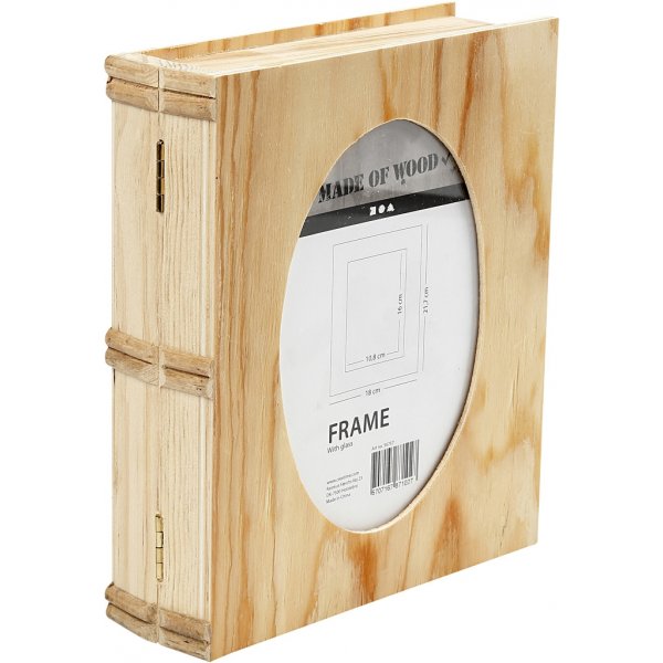 Bücherschachtel mit Passpartout im Deckel - 21,7x18x5,5 cm Bücherschachtel mit Passpartout im Deckel - 21,7x18x5,5 cm