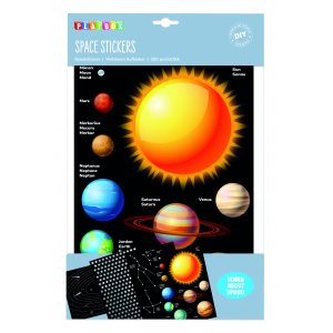 Das Space-Sticker-Bastelset Das Space-Sticker-Bastelset