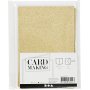 Karten und Umschlge - Gold - Glitzer - 11,5 x 16,5 cm - 4 Sets