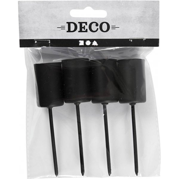 Kerzenhalter auf Metallspitze - 4 Stk Kerzenhalter auf Metallspitze - 4 Stk